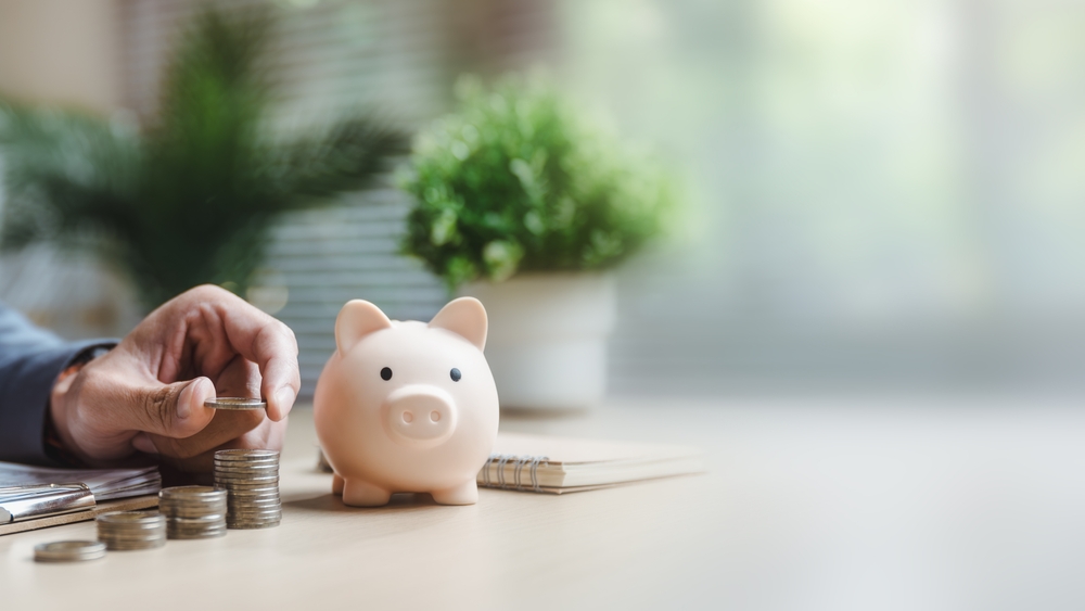 Imaginea arată un cont de economii și cum sunt influențate economiile de dobânda BNR